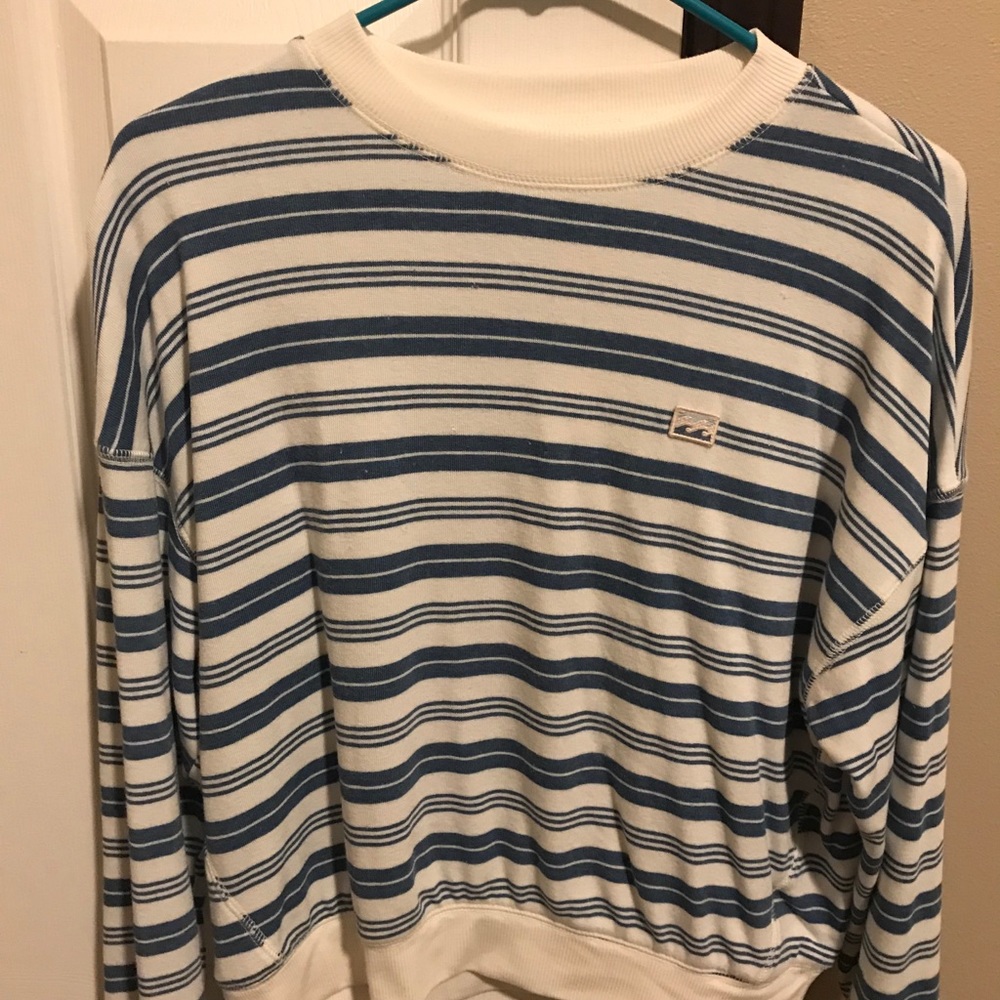 Striped Crewneck Sweatshirt